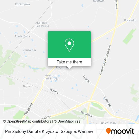 Pin Zielony Danuta Krzysztof Szpejna map