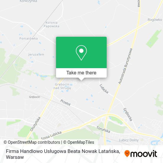 Firma Handlowo Usługowa Beata Nowak Latańska map