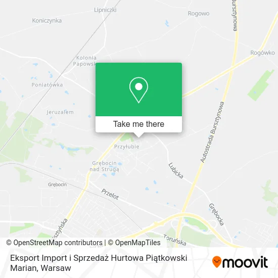 Карта Eksport Import i Sprzedaż Hurtowa Piątkowski Marian