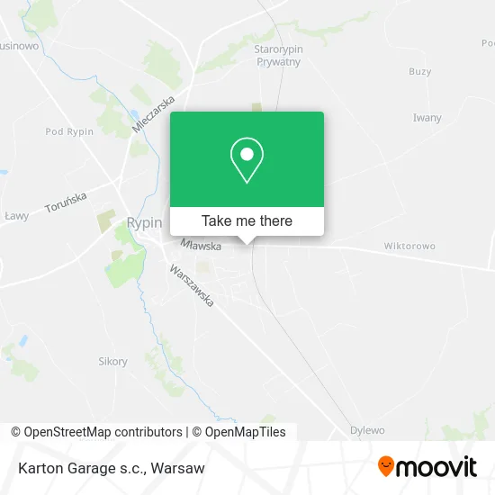 Карта Karton Garage s.c.
