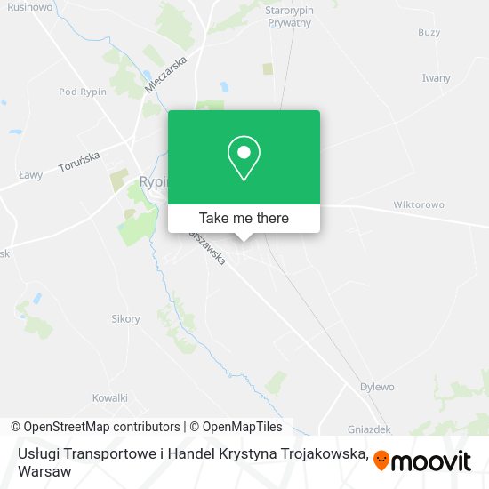 Usługi Transportowe i Handel Krystyna Trojakowska map