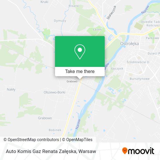 Карта Auto Komis Gaz Renata Załęska