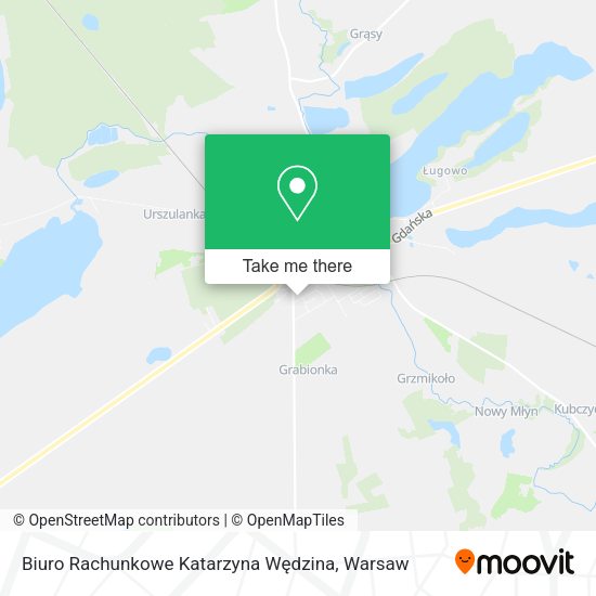 Biuro Rachunkowe Katarzyna Wędzina map