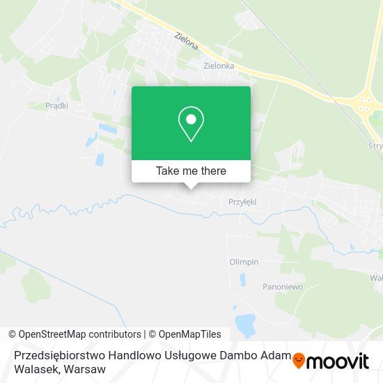 Przedsiębiorstwo Handlowo Usługowe Dambo Adam Walasek map