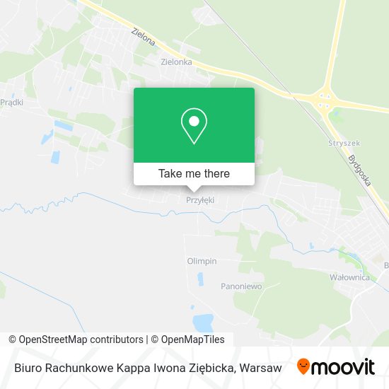 Biuro Rachunkowe Kappa Iwona Ziębicka map