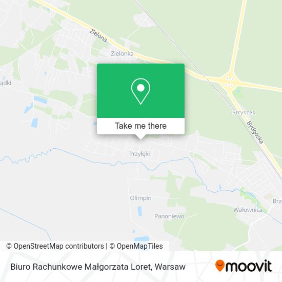 Biuro Rachunkowe Małgorzata Loret map