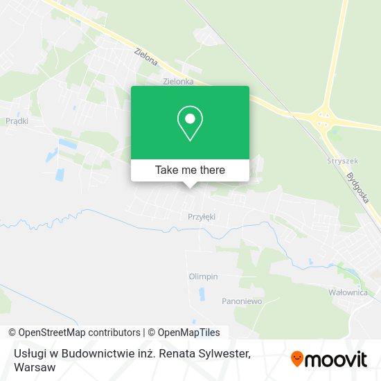 Usługi w Budownictwie inż. Renata Sylwester map