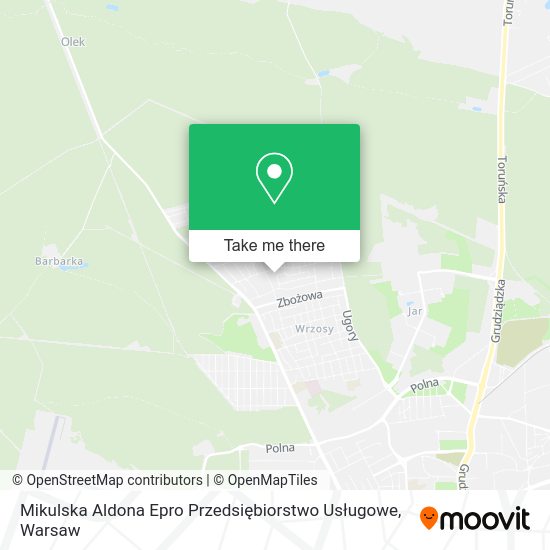 Mikulska Aldona Epro Przedsiębiorstwo Usługowe map