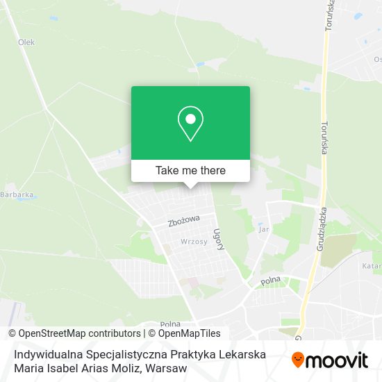 Indywidualna Specjalistyczna Praktyka Lekarska Maria Isabel Arias Moliz map