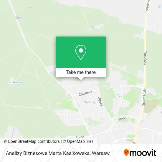 Analizy Biznesowe Marta Kasikowska map