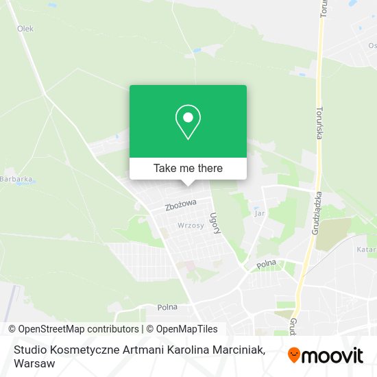 Studio Kosmetyczne Artmani Karolina Marciniak map