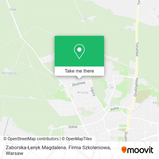 Zaborska-Łenyk Magdalena. Firma Szkoleniowa map