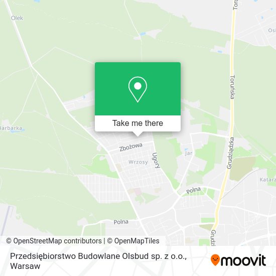 Карта Przedsiębiorstwo Budowlane Olsbud sp. z o.o.