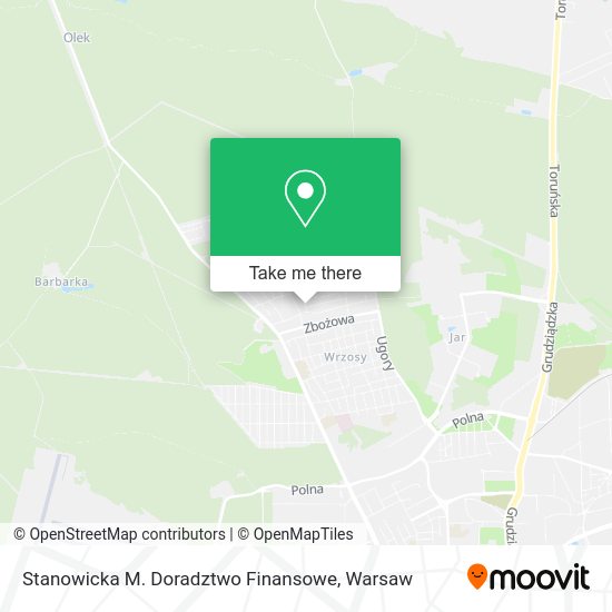 Stanowicka M. Doradztwo Finansowe map