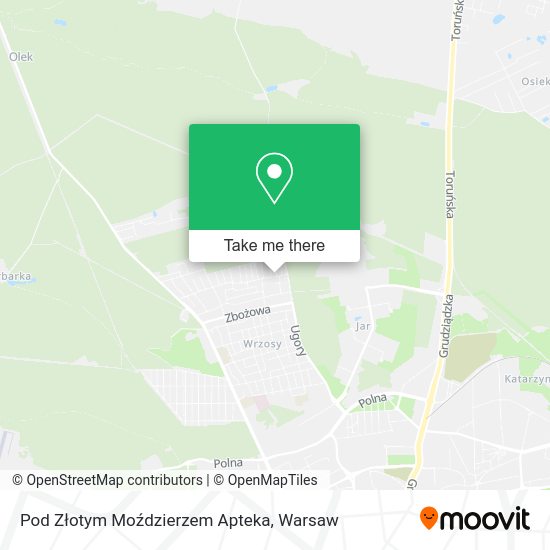 Pod Złotym Moździerzem Apteka map