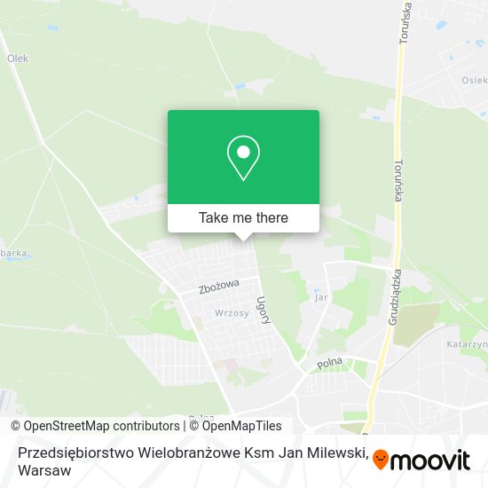 Przedsiębiorstwo Wielobranżowe Ksm Jan Milewski map