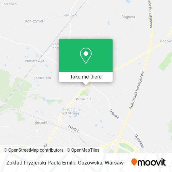 Zakład Fryzjerski Paula Emilia Guzowska map