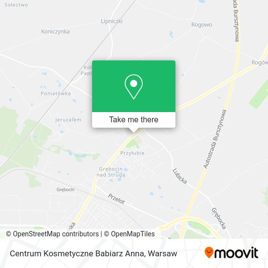 Centrum Kosmetyczne Babiarz Anna map