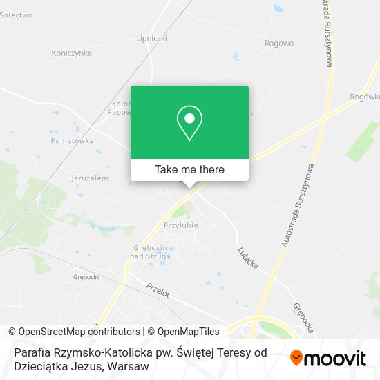 Parafia Rzymsko-Katolicka pw. Świętej Teresy od Dzieciątka Jezus map