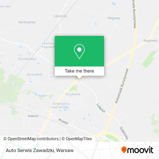 Auto Serwis Zawadzki map