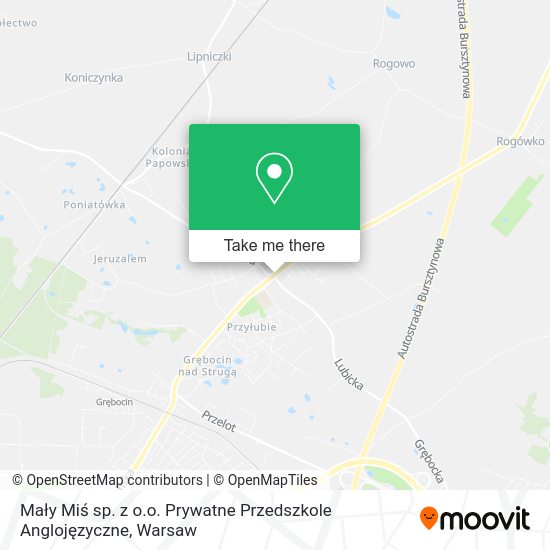 Mały Miś sp. z o.o. Prywatne Przedszkole Anglojęzyczne map