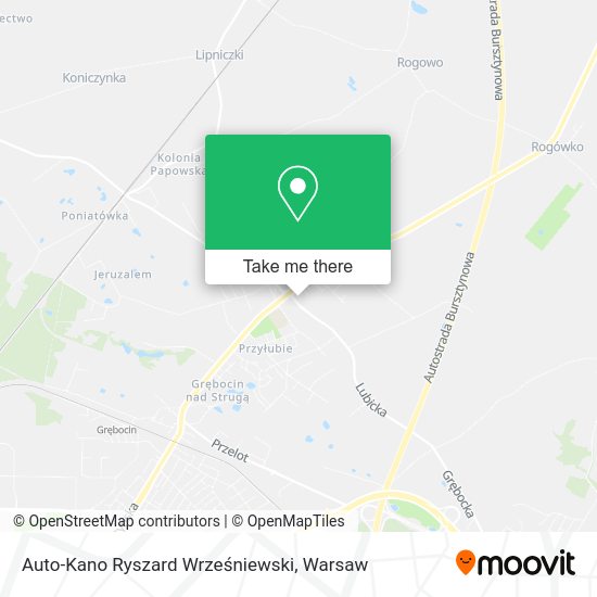 Auto-Kano Ryszard Wrześniewski map