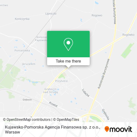 Kujawsko-Pomorska Agencja Finansowa sp. z o.o. map