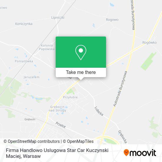 Firma Handlowo Uslugowa Star Car Kuczynski Maciej map