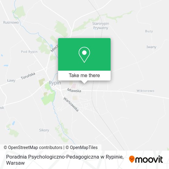 Poradnia Psychologiczno-Pedagogiczna w Rypinie map