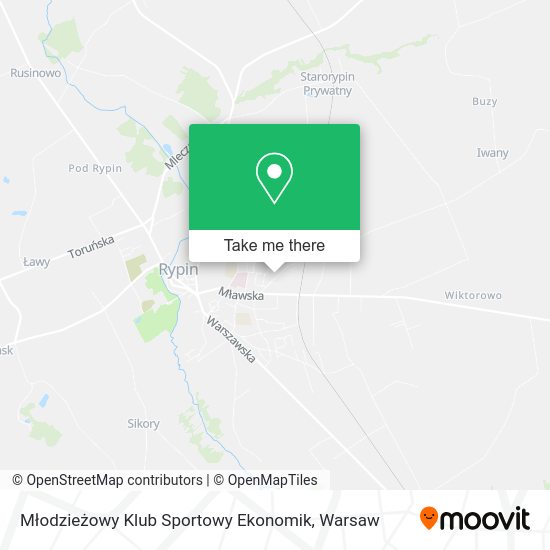 Młodzieżowy Klub Sportowy Ekonomik map