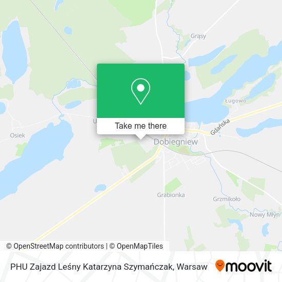 PHU Zajazd Leśny Katarzyna Szymańczak map