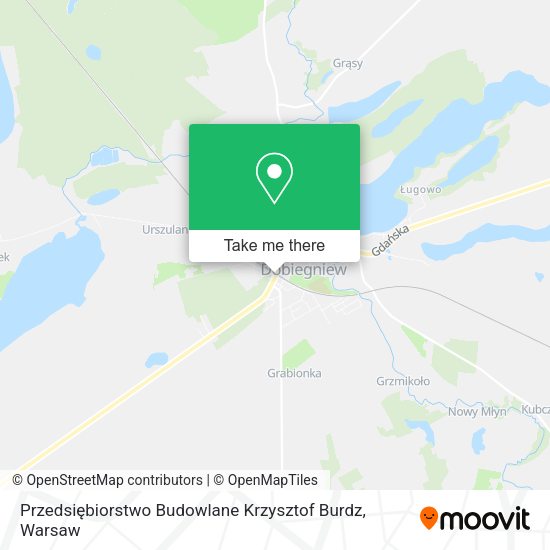 Przedsiębiorstwo Budowlane Krzysztof Burdz map