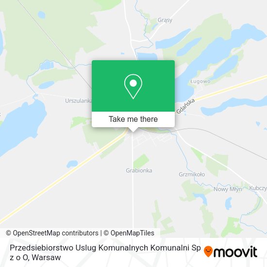 Przedsiebiorstwo Uslug Komunalnych Komunalni Sp z o O map