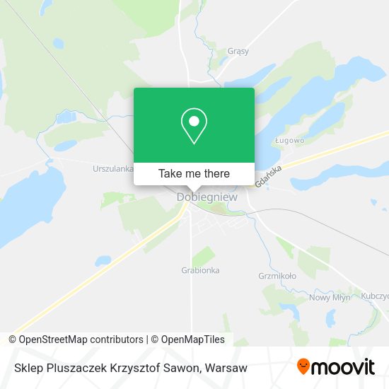 Sklep Pluszaczek Krzysztof Sawon map