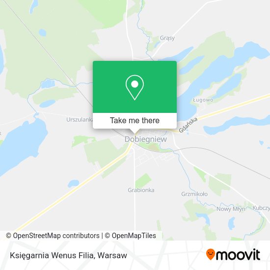 Księgarnia Wenus Filia map