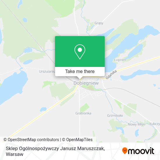 Sklep Ogólnospożywczy Janusz Maruszczak map