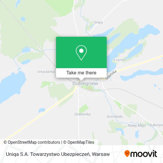 Uniqa S.A. Towarzystwo Ubezpieczeń map