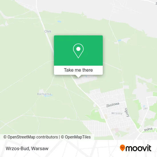 Wrzos-Bud map