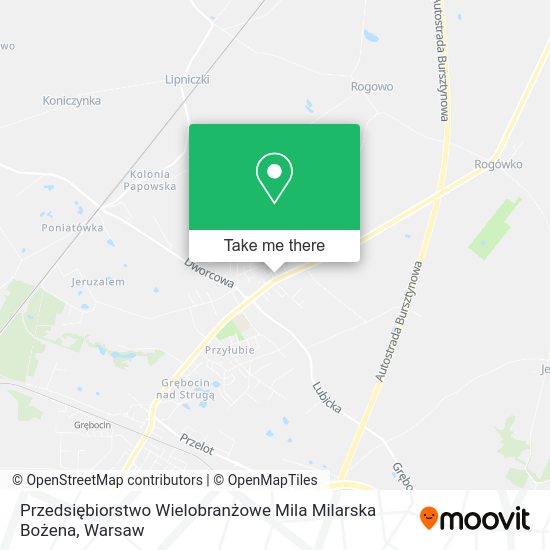 Przedsiębiorstwo Wielobranżowe Mila Milarska Bożena map