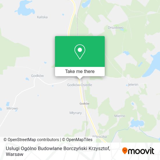 Usługi Ogólno Budowlane Borczyński Krzysztof map