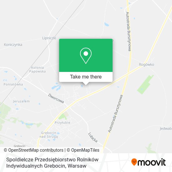 Spoldielcze Przedsiębiorstwo Rolników Indywidualnych Grebocin map