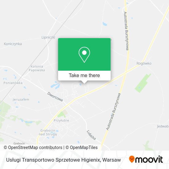 Usługi Transportowo Sprzetowe Higienix map