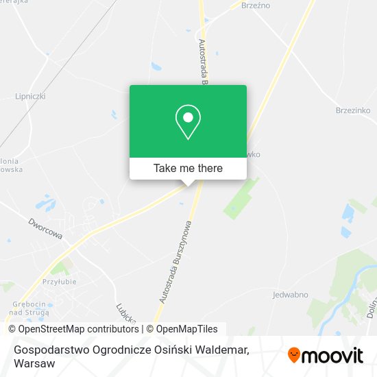 Gospodarstwo Ogrodnicze Osiński Waldemar map