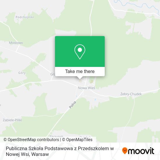 Publiczna Szkoła Podstawowa z Przedszkolem w Nowej Wsi map