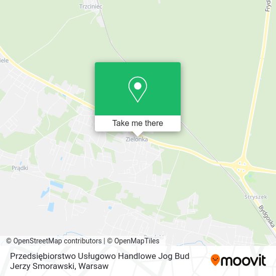 Przedsiębiorstwo Usługowo Handlowe Jog Bud Jerzy Smorawski map