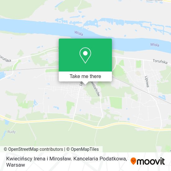 Kwiecińscy Irena i Mirosław. Kancelaria Podatkowa map