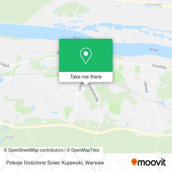 Pokoje Gościnne Solec Kujawski map