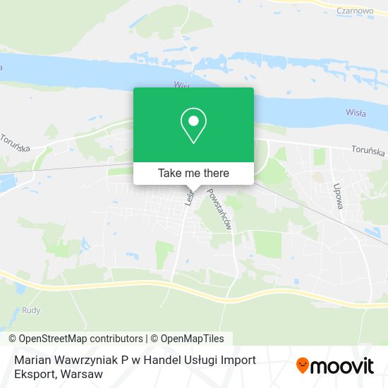 Marian Wawrzyniak P w Handel Usługi Import Eksport map