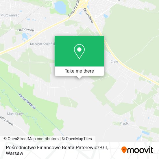 Pośrednictwo Finansowe Beata Paterewicz-Gil map