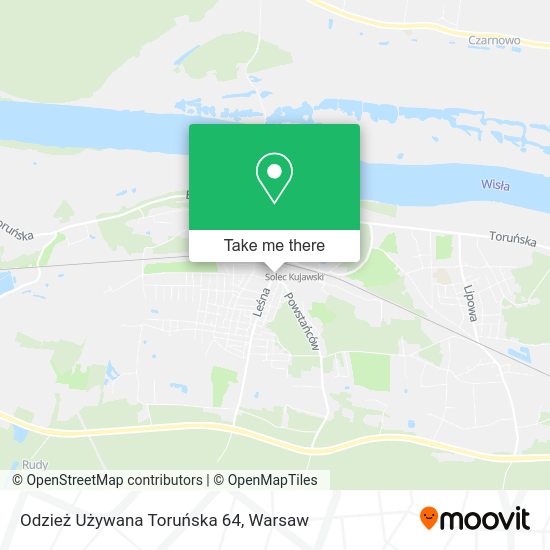 Odzież Używana Toruńska 64 map